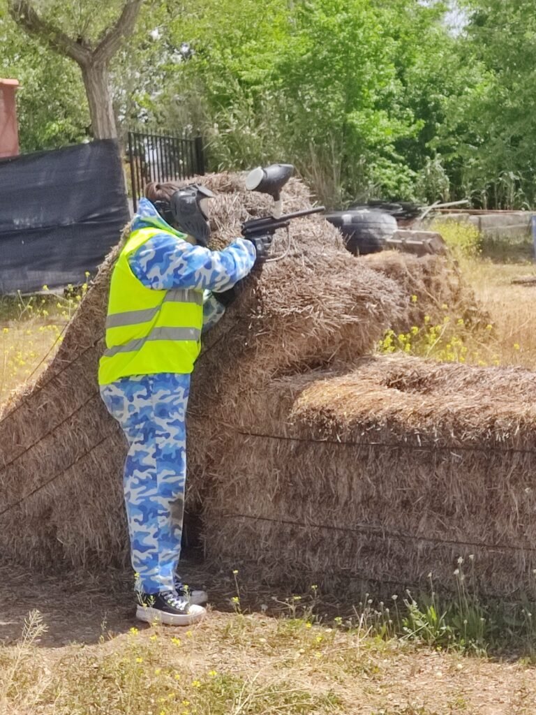 ¿Cuánto tiempo puedo jugar al paintball con niños