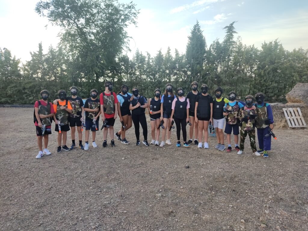 paintball en ruidera niños